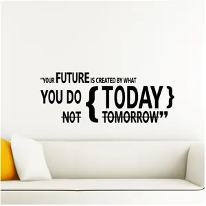 Ambiance-sticker Sticker Your future is created by what you do todayVendu parambiance-sticker