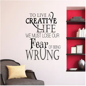 Ambiance-sticker Sticker We must lose our fear of being wrong pas cher