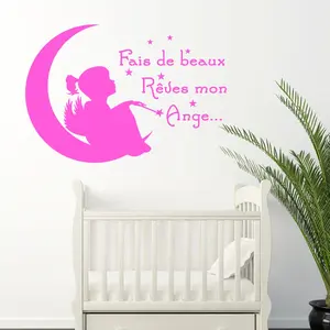 Comparateur de prix : Ambiance-sticker Sticker Fais de beaux rêves mon ange