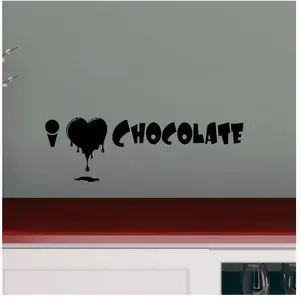 Ambiance-sticker Sticker I love chocolateVendu parambiance-sticker