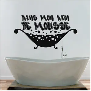 Comparateur de prix : Ambiance-sticker Sticker Dans mon bain de mousse