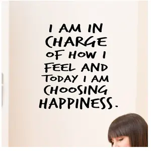 Ambiance-sticker Sticker I am chooising happinessVendu parambiance-sticker