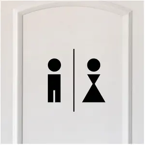 Comparateur de prix : Sticker Caricature homme et femme