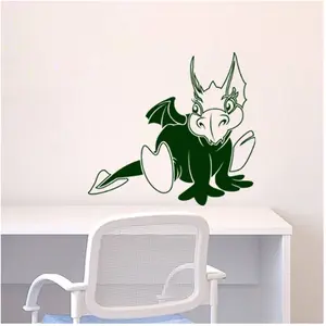 Ambiance-sticker Sticker Caricature dragon ailéVendu parambiance-sticker