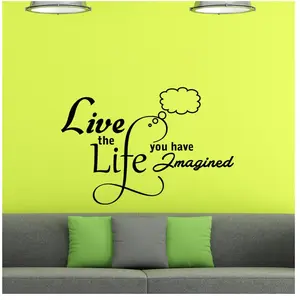 Sticker Live the life you have imaginedVendu parambiance-sticker