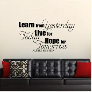 Ambiance-sticker Sticker Learn from yesterday - Albert EinsteinVendu parambiance-sticker