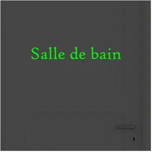 Ambiance-sticker Stickers portes - Salle de bain et Toilettes - PhosphorescentVendu parambiance-sticker