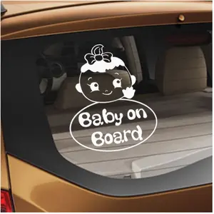 Ambiance-sticker Sticker Baby on board et petite filleVendu parambiance-sticker