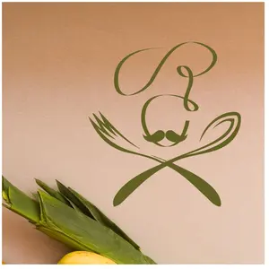 Ambiance-sticker Sticker Cuisine Design fourchette et cuillèreVendu parambiance-sticker