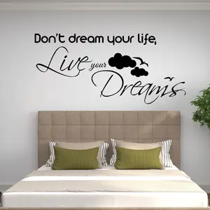 Ambiance-sticker Sticker Don't dream your life, Live your dreamsVendu parambiance-sticker