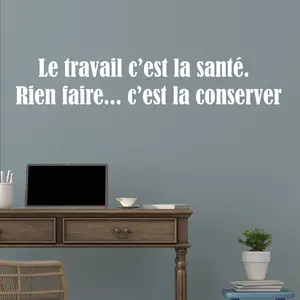 Sticker Le travail c’est Vendu parambiance-sticker