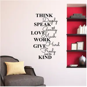 Ambiance-sticker Sticker Think, speak, love, work, give and be kindVendu parambiance-sticker