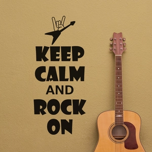AMBIANCE-STICKER Sticker Keep calm and rock onVendu parambiance-sticker