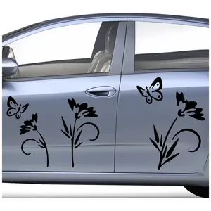 Ambiance-sticker Sticker Fleurs et papillons pour une voitureVendu parambiance-sticker