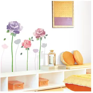 Ambiance-sticker Stickers roses violettes et rosesVendu parambiance-sticker