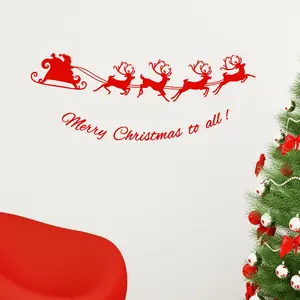 Ambiance-sticker Sticker Traîneau de Noël Merry Christmas to allVendu parambiance-sticker