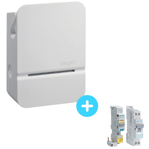 Pack Borne de recharge HAGER XEV101 2,3 à 7,4kW + Protections électriq...Vendu parcarplug