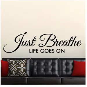 Comparateur de prix : Sticker Just breathe
