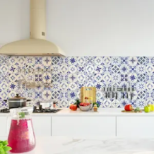 Ambiance-sticker 30 stickers carrelages azulejos columbiani pas cher