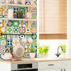 Ambiance-sticker 9 stickers carreaux de ciment azulejos euniceVendu parambiance-sticker