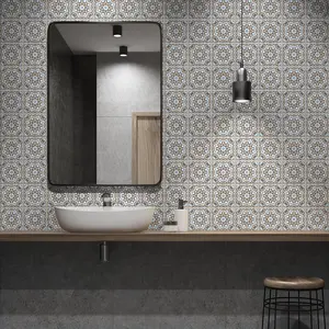Ambiance-sticker 24 stickers carrelages azulejos célestinaVendu parambiance-sticker