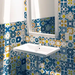 Ambiance-sticker 30 stickers carreaux de ciment azulejos ania pas cher