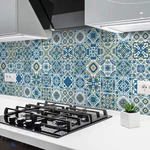 Ambiance-sticker 24 stickers carrelages azulejos rebeccaVendu parambiance-sticker