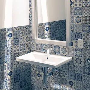 Ambiance-sticker 24 stickers carreaux de ciment azulejos miguelaVendu parambiance-sticker