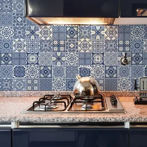 Ambiance-sticker 9 stickers carreaux de ciment azulejos sophiaVendu parambiance-sticker