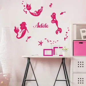 Ambiance-sticker Sticker prénom personnalisé 3 sirènes pas cher
