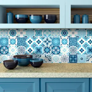 9 stickers carrelages azulejos grazildaVendu parambiance-sticker