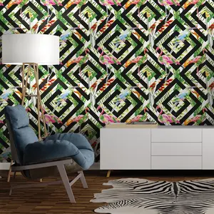 Ambiance-sticker Sticker tapisserie tropicale Costa RicaVendu parambiance-sticker