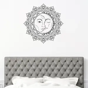 Ambiance-sticker Sticker ethnique demi lune et soleil zenVendu parambiance-sticker