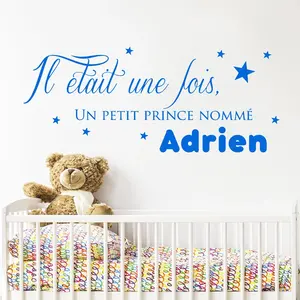 Ambiance-sticker Sticker prénom personnalisable un princeVendu parambiance-sticker