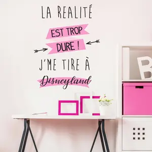 Ambiance-sticker Stickers citation la realité est trop dureVendu parambiance-sticker