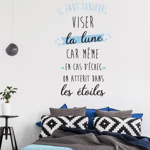 Ambiance-sticker Stickers citation il faut viser la luneVendu parambiance-sticker