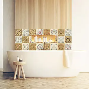 Ambiance-sticker 24 stickers carreaux de ciment azulejos BonifacioVendu parambiance-sticker
