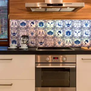 Ambiance-sticker 9 stickers carrelages delft HoornVendu parambiance-sticker