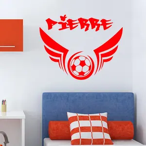 Ambiance-sticker Sticker prénom personnalisable Emblème de footballVendu parambiance-sticker