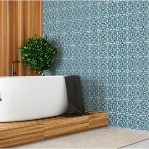 Ambiance-sticker 30 stickers carreaux de ciment azulejos DinisVendu parambiance-sticker