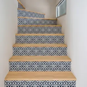 Ambiance-sticker Stickers escalier carreaux de ciment Giovannio x 2Vendu parambiance-sticker