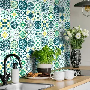 Comparateur de prix : 24 stickers carreaux de ciment azulejos catina