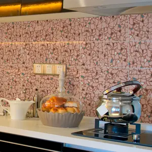 Ambiance-sticker 24 stickers carrelages terrazzo raminiVendu parambiance-sticker