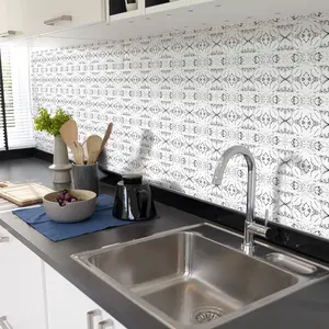 Ambiance-sticker 30 stickers carrelages effet marbre grisVendu parambiance-sticker