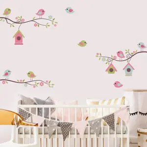 Ambiance-sticker Stickers enfant 3 branches fleurit et les oiseauxVendu parambiance-sticker