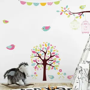 Ambiance-sticker Stickers enfant arbre au printemps et les oiseauxVendu parambiance-sticker
