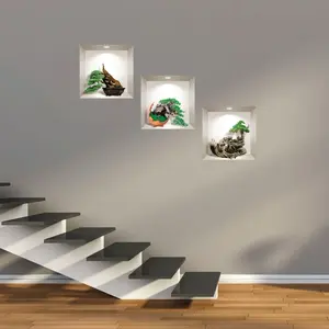 Ambiance-sticker Stickers 3D bonsaïs mystiquesVendu parambiance-sticker