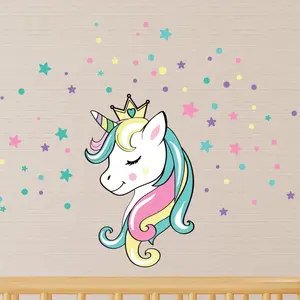 Ambiance-sticker Stickers enfant licorne reine endormieVendu parambiance-sticker