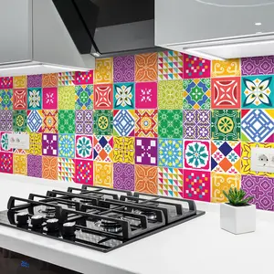 Ambiance-sticker 24 stickers carrelages azulejos princeliaVendu parambiance-sticker