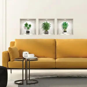 Ambiance-sticker Stickers 3D plantes vertes d'intérieurVendu parambiance-sticker